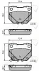 ADB31739 COMLINE Комплект тормозных колодок, дисковый тормоз