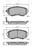 ADB31760 COMLINE Комплект тормозных колодок, дисковый тормоз