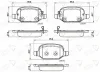 ADB32139 COMLINE Комплект тормозных колодок, дисковый тормоз