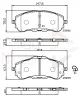 ADB32232 COMLINE Комплект тормозных колодок, дисковый тормоз