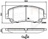 ADB32252 COMLINE Комплект тормозных колодок, дисковый тормоз