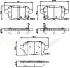 ADB32279 COMLINE Комплект тормозных колодок, дисковый тормоз