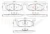 ADB32692 COMLINE Комплект тормозных колодок, дисковый тормоз