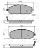 ADB3777 COMLINE Комплект тормозных колодок, дисковый тормоз