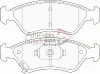 ADB3808 COMLINE Комплект тормозных колодок, дисковый тормоз