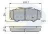 CBP01042 COMLINE Комплект тормозных колодок, дисковый тормоз