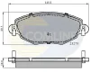 CBP01110 COMLINE Комплект тормозных колодок, дисковый тормоз