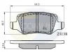 CBP01149 COMLINE Комплект тормозных колодок, дисковый тормоз
