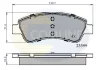 Превью - CBP01525 COMLINE Комплект тормозных колодок, дисковый тормоз (фото 2)
