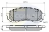 CBP01778 COMLINE Комплект тормозных колодок, дисковый тормоз