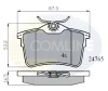 CBP01797 COMLINE Комплект тормозных колодок, дисковый тормоз