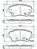 CBP02197 COMLINE Комплект тормозных колодок, дисковый тормоз