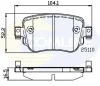 CBP02220 COMLINE Комплект тормозных колодок, дисковый тормоз