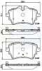 CBP02261 COMLINE Комплект тормозных колодок, дисковый тормоз