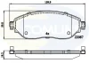 CBP02285 COMLINE Комплект тормозных колодок, дисковый тормоз