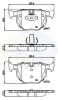 CBP02295 COMLINE Комплект тормозных колодок, дисковый тормоз