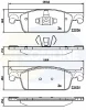 CBP02316 COMLINE Комплект тормозных колодок, дисковый тормоз