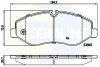 CBP02317 COMLINE Комплект тормозных колодок, дисковый тормоз