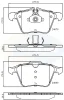 CBP06063 COMLINE Комплект тормозных колодок, дисковый тормоз