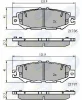 CBP0788 COMLINE Комплект тормозных колодок, дисковый тормоз