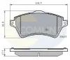 CBP0873 COMLINE Комплект тормозных колодок, дисковый тормоз
