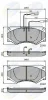 CBP11051 COMLINE Комплект тормозных колодок, дисковый тормоз