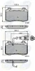 CBP11737 COMLINE Комплект тормозных колодок, дисковый тормоз