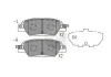M361A23 NPS Комплект тормозных колодок, дисковый тормоз