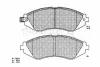 1080-2090 ASHUKI by Palidium Комплект тормозных колодок, дисковый тормоз