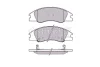 1080-6230 ASHUKI by Palidium Комплект тормозных колодок, дисковый тормоз