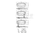 1083-2130 ASHUKI by Palidium Комплект тормозных колодок, дисковый тормоз