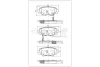 1083-7203 ASHUKI by Palidium Комплект тормозных колодок, дисковый тормоз