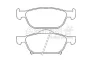 H025-68 ASHUKI by Palidium Комплект тормозных колодок, дисковый тормоз