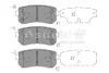 I044-08 ASHUKI by Palidium Комплект тормозных колодок, дисковый тормоз