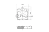 P1-1123 ASHUKI by Palidium Комплект тормозных колодок, дисковый тормоз