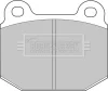 BBP1005 BORG & BECK Комплект тормозных колодок, дисковый тормоз