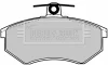 BBP1027 BORG & BECK Комплект тормозных колодок, дисковый тормоз