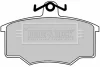 BBP1049 BORG & BECK Комплект тормозных колодок, дисковый тормоз