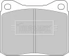 BBP1057 BORG & BECK Комплект тормозных колодок, дисковый тормоз