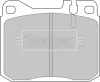 BBP1061 BORG & BECK Комплект тормозных колодок, дисковый тормоз