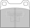 BBP1085 BORG & BECK Комплект тормозных колодок, дисковый тормоз