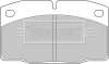 BBP1117 BORG & BECK Комплект тормозных колодок, дисковый тормоз