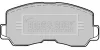 BBP1213 BORG & BECK Комплект тормозных колодок, дисковый тормоз