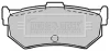 BBP1297 BORG & BECK Комплект тормозных колодок, дисковый тормоз
