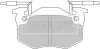 BBP1306 BORG & BECK Комплект тормозных колодок, дисковый тормоз