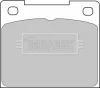 BBP1307 BORG & BECK Комплект тормозных колодок, дисковый тормоз