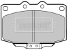 BBP1323 BORG & BECK Комплект тормозных колодок, дисковый тормоз