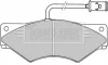 BBP1357 BORG & BECK Комплект тормозных колодок, дисковый тормоз