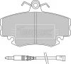 BBP1397 BORG & BECK Комплект тормозных колодок, дисковый тормоз