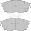 BBP1404 BORG & BECK Комплект тормозных колодок, дисковый тормоз
